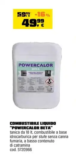 OBI Combustibile liquido Powercalor Beta offerta
