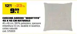 OBI Cuscino Arredo "Imbottito" offerta