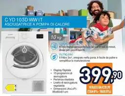 Unieuro Asciugatrice a pompa di calore offerta