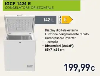 Congelatore orizzontale IGCF 1424 E