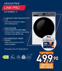 Unieuro Asciugatrice Link Pro offerta