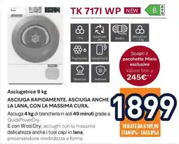 Unieuro Asciugatrice 9 kg offerta