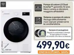 Unieuro Asciugatrice LG offerta