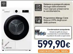 Unieuro Lavasciuga LG offerta