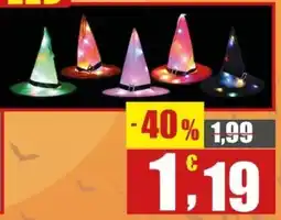 Maury's Cappello streghe LED offerta
