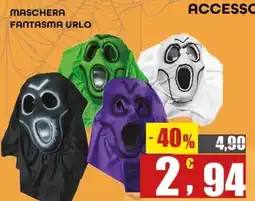 Maury's Maschera Fantasma Urlo offerta