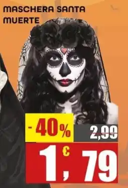 Maury's Maschera Santa Muerte offerta