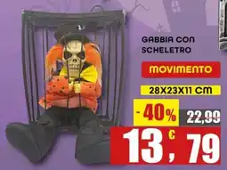 Maury's Gabbia con scheletro offerta