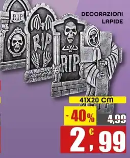 Maury's Decorazioni lapide offerta