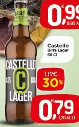 Crai Castello Birra Lager offerta