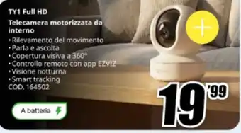 Telecamera motorizzata da interno