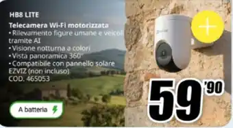 HB8 LITE Telecamera Wi-Fi motorizzata