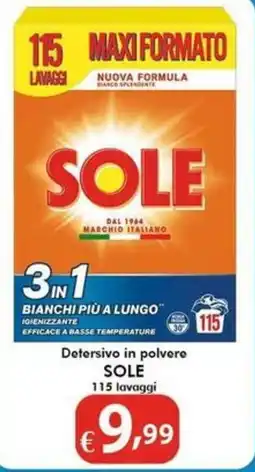 Bernava Detersivo in polvere SOLE offerta