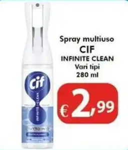 Bernava Spray multiuso CIF INFINITE CLEAN offerta