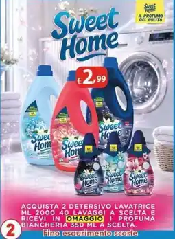 Bernava Detersivo lavatrice Sweet Home offerta