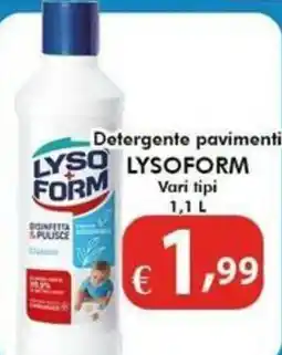 Bernava Detergente pavimenti Lysoform offerta