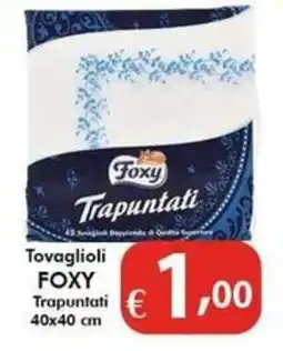 Bernava Tovaglioli FOXY Trapuntati offerta