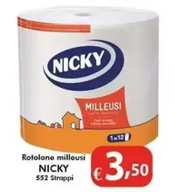 Bernava Rotolone milleusi NICKY offerta