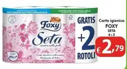 Bernava Carta igienica FOXY SETA offerta