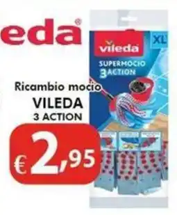 Bernava Ricambio mocio VILEDA 3 ACTION offerta