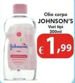 Bernava Olio corpo Johnson's offerta