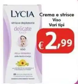 Bernava Lycia strisce depilatorie delicate touch viso offerta