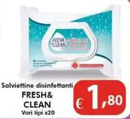 Bernava Salviettine disinfettanti Fresh&Clean offerta