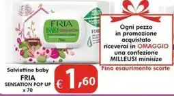 Bernava Salviettine baby FRIA SENSATION POP UP offerta