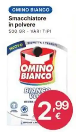 Ingroshop Smacchiatore in polvere Omino Bianco offerta
