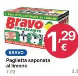 Ingroshop Paglietta saponata al limone offerta