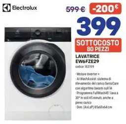 FreeShop Lavatrice Electrolux offerta