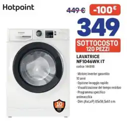 FreeShop Hotpoint lavatrice offerta