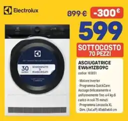 FreeShop Asciugatrice Electrolux offerta