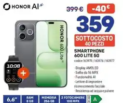 FreeShop Honor 600 Lite 5G offerta