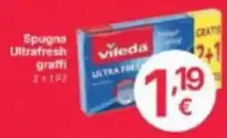 Ingroshop Spugna Ultrafresh graffi Vileda offerta