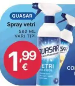 Ingroshop Spray vetri Quasar offerta