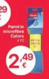 Ingroshop Panni in microfibra Colors offerta