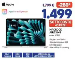 FreeShop Apple MacBook Air 13 M5 offerta