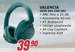 FreeShop Valencia over ear con anc offerta