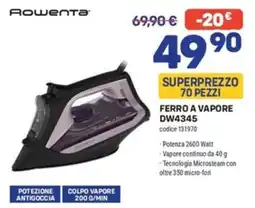 FreeShop Rowenta ferro a vapore offerta