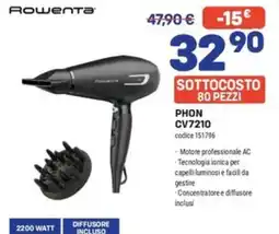 FreeShop Rowenta Phon CV7210 offerta