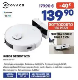 FreeShop Ecovacs Robot Deebot N20 offerta