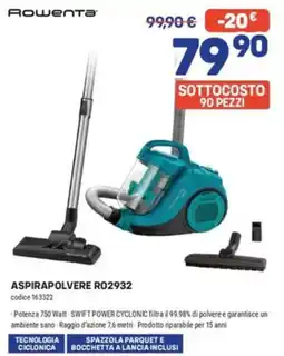 FreeShop Rowenta Aspirapolvere RO2932 offerta