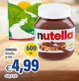 Hurrà Ferrero Nutella offerta