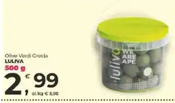 Alter Discount Olive Verdi Grecia Luliva offerta