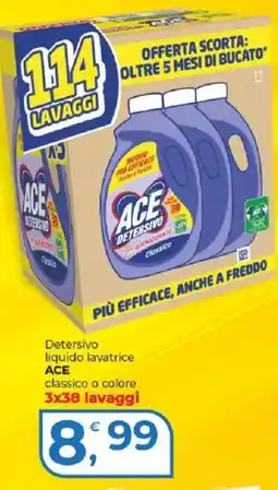 Alter Discount Detersivo liquido lavatrice ACE classico offerta