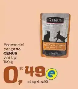 Alter Discount Bocconcini per gatto GENUS offerta