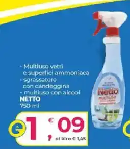 Alter Discount Netto multiuso offerta
