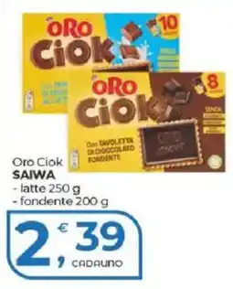 Alter Discount Oro Ciok SAIWA offerta