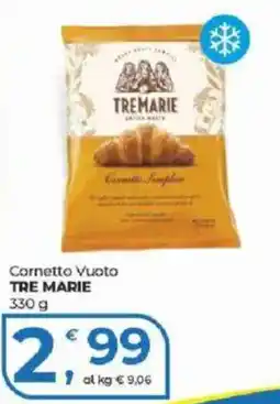 Alter Discount Cornetto Vuoto TRE MARIE offerta